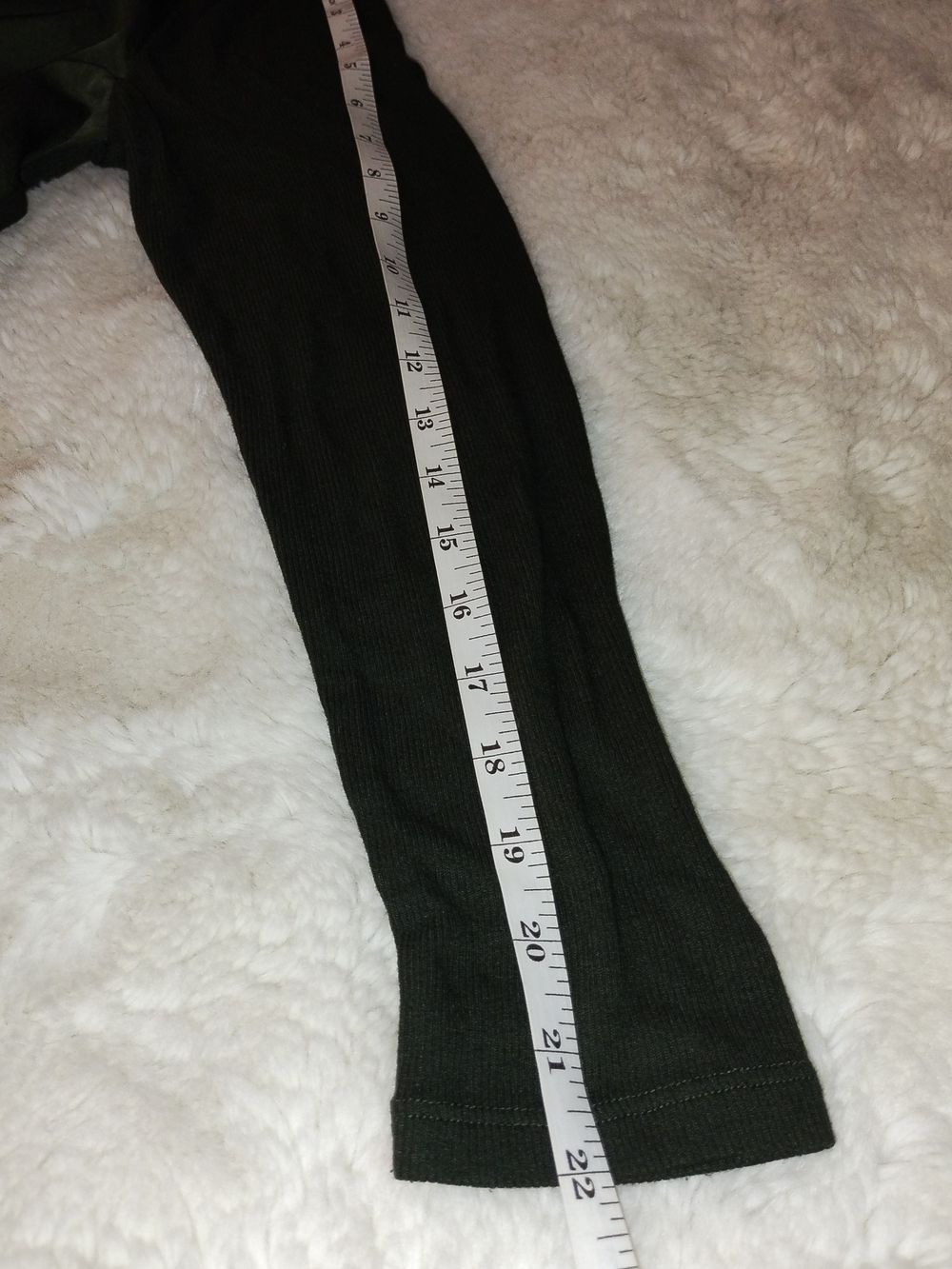 Soft Surroundings Dark Olive Long-Sleeve Notch Neck Tunic - Picture 7 of 7
